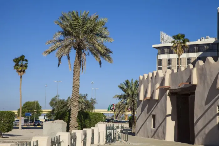 Framed Print : Kuwait, Kuwait City, Al-Jahra gate - Old city gates