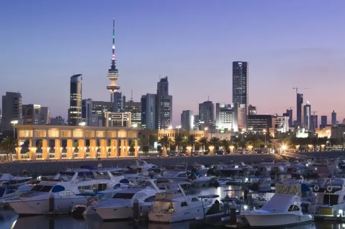 Framed Print : Kuwait, Kuwait City & Sharq Souk Marina