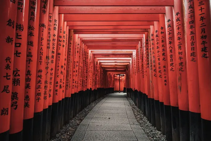 Framed Print : Kyoto Japan. Fushimi Inari Taisha Shrine at sunrise Framed Print : Kyoto Japan. Fushimi Inari Taisha Shrine at sunrise