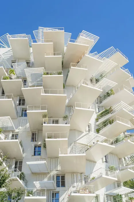 Framed Print : L Arbre Blanc or White Tree apartment block, Montpellier, Herault, France Framed Print : L Arbre Blanc or White Tree apartment block, Montpellier, Herault, France