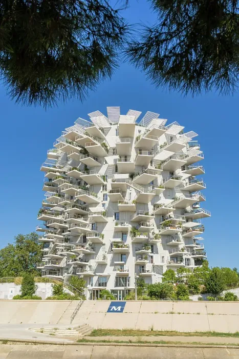 Framed Print : L Arbre Blanc or White Tree apartment block, Montpellier, Herault, France Framed Print : L Arbre Blanc or White Tree apartment block, Montpellier, Herault, France