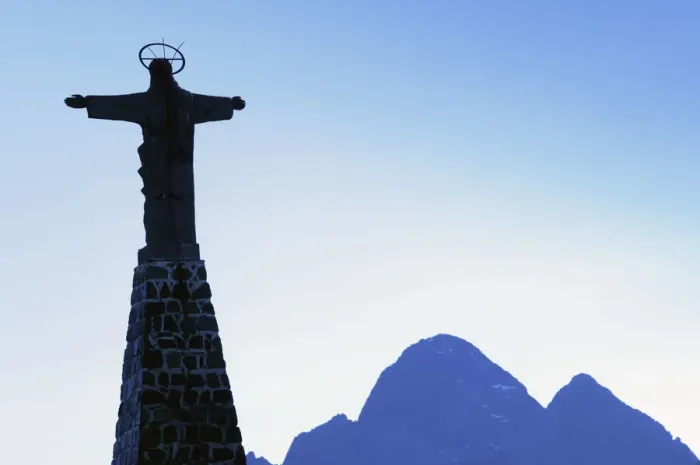 Framed Print : La Cumbre Pass, Statue of Jesus, Andes Mountains, The Worlds Most Dangerous Framed Print : La Cumbre Pass, Statue of Jesus, Andes Mountains, The Worlds Most Dangerous