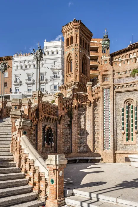 Framed Print : La Escalinata staircase, Teruel, Aragon, Spain