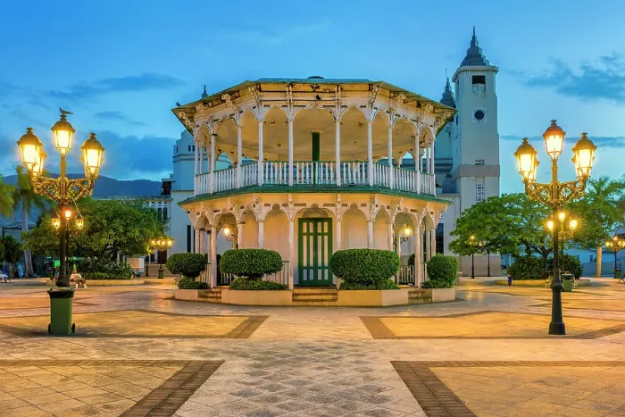 Framed Print : La Glorieta, Parque Central, Puerto Plata, Dominican Republic Framed Print : La Glorieta, Parque Central, Puerto Plata, Dominican Republic