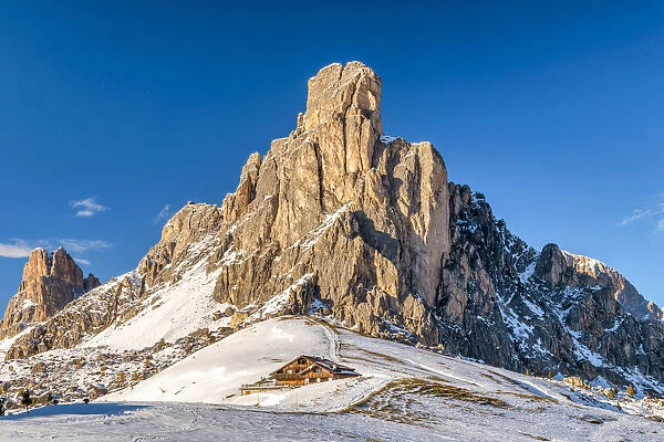 La Gusella di Giau in Winter, Belluno, Veneto, Dolomites, Italy