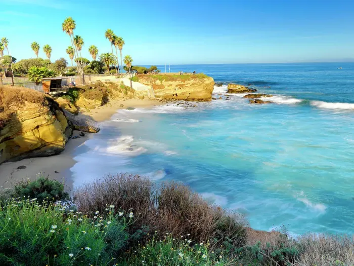 Framed Print : La Jolla Cove, La Jolla, San Diego, Pacific Coast, California, USA Framed Print : La Jolla Cove, La Jolla, San Diego, Pacific Coast, California, USA