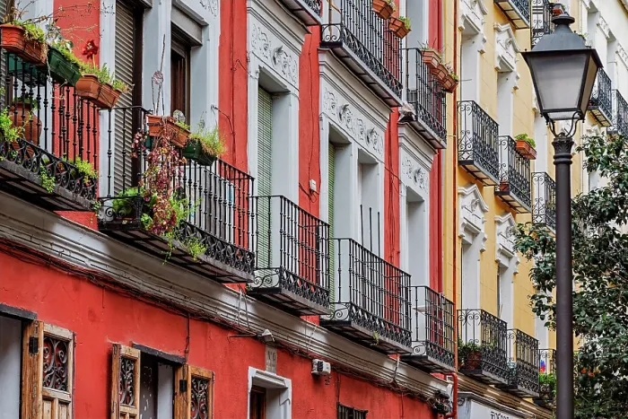 Framed Print : La Latina quarter, Madrid, Spain