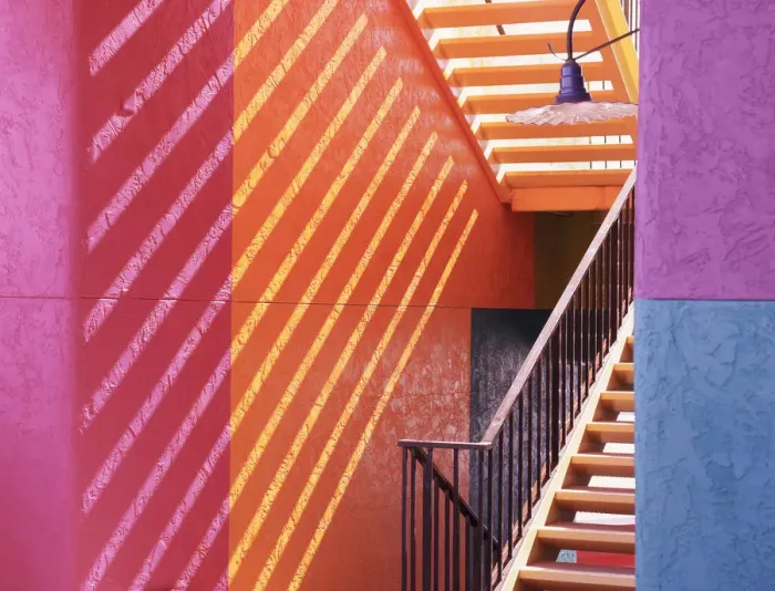 Framed Print : La Placita Staircase, Tucson, Arizona, USA Framed Print : La Placita Staircase, Tucson, Arizona, USA