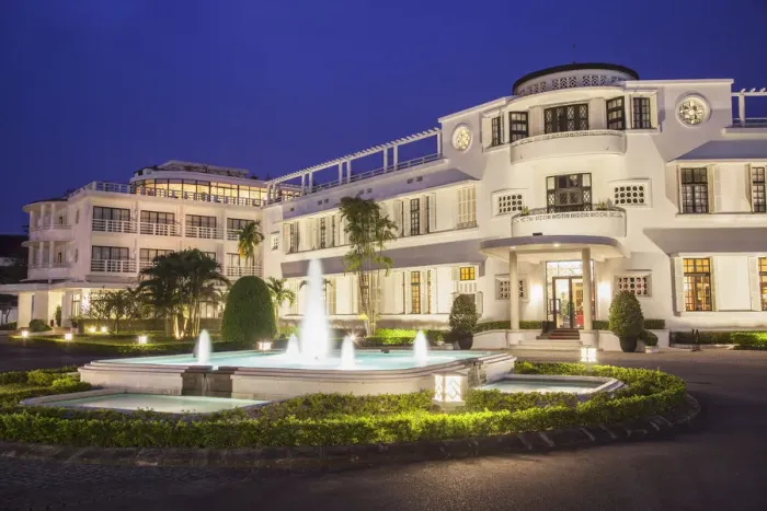 Framed Print : La Residence Hotel at dusk, Hue, Thua Thien-Hue, Vietnam (PR) Framed Print : La Residence Hotel at dusk, Hue, Thua Thien-Hue, Vietnam (PR)