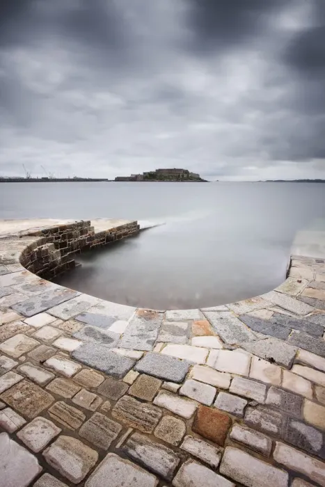 Framed Print : La Valette Horseshoe Bathing Pool, Guernsey, Channel Islands, UK Framed Print : La Valette Horseshoe Bathing Pool, Guernsey, Channel Islands, UK