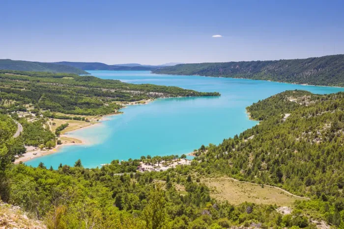 Framed Print : Lac de Saint Croix, Provence, France Framed Print : Lac de Saint Croix, Provence, France