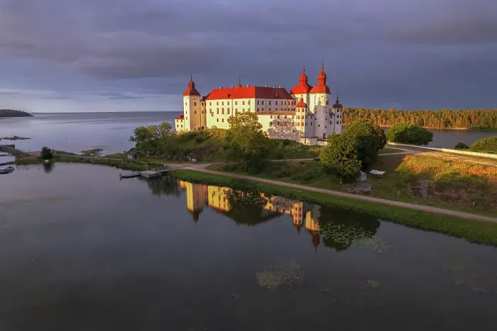 Framed Print : Lacko castle built on the water edge of the lake Vanern, Ostergotlan county, Gotaland region, Sweden Framed Print : Lacko castle built on the water edge of the lake Vanern, Ostergotlan county, Gotaland region, Sweden