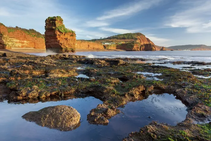 Framed Print : Ladram Bay on the East Devon coast, England. Winter (January) 2025 Framed Print : Ladram Bay on the East Devon coast, England. Winter (January) 2025