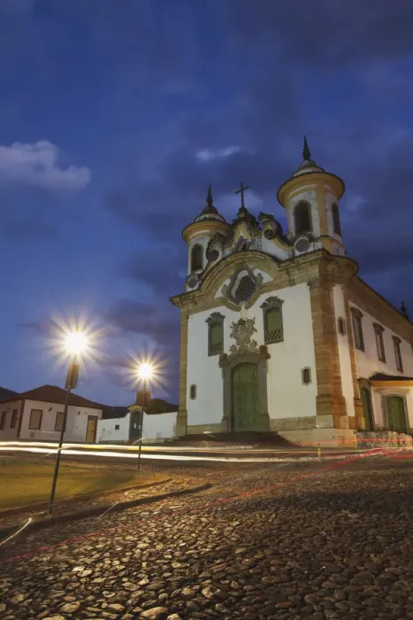 Framed Print : Our Lady of Carmo Church in Praca Minas Gerais at dusk, Mariana, Minas Gerais, Brazil Framed Print : Our Lady of Carmo Church in Praca Minas Gerais at dusk, Mariana, Minas Gerais, Brazil