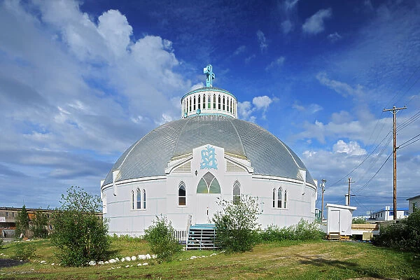 Our Lady of Victory Parish is also known as the Igloo Church (Catholic) Inuvik Northwest Territories, Canada