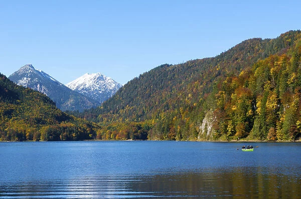 Lake Alpsee, Allgaeu, Bavaria, Germany