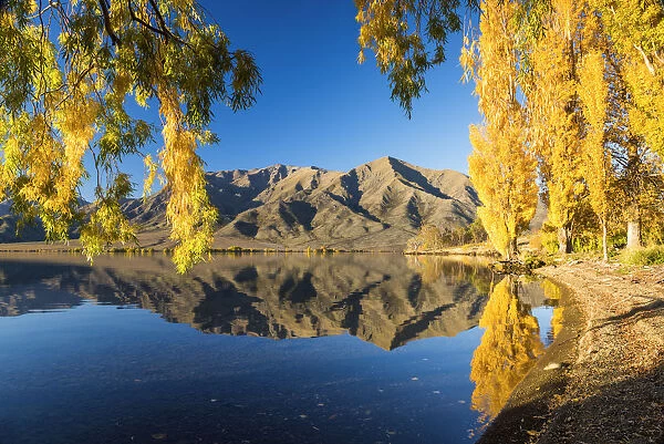 Lake Benmore in Autumn, New Zealand