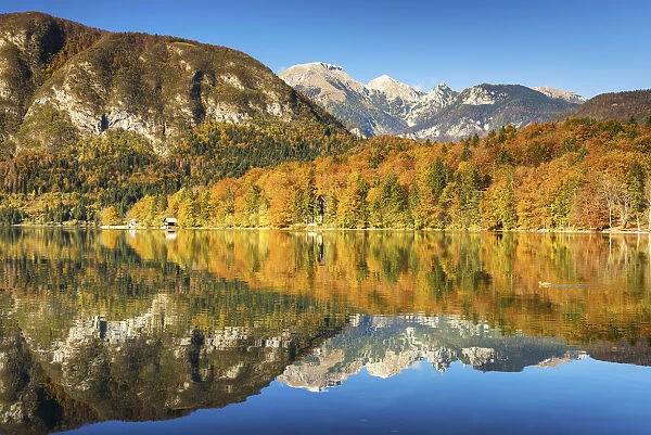 Lake Bohinj in Autumn, Slovenia, Europe