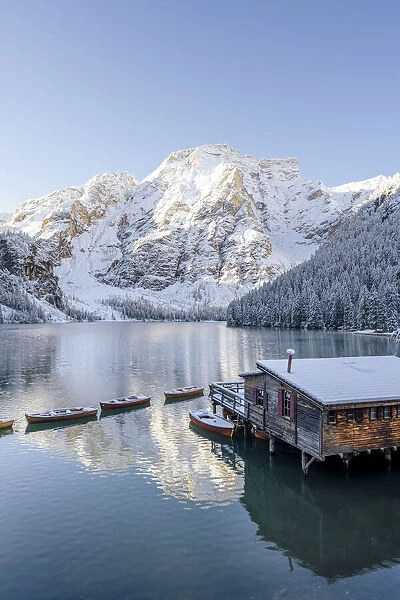 Lake Braies (Pragser Wildsee), South Tyrol, Italy