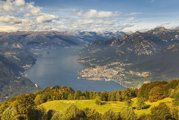 Lake Como (ramo di Lecco) from Sev refuge, Corni di Canzo mountains, Valbrona