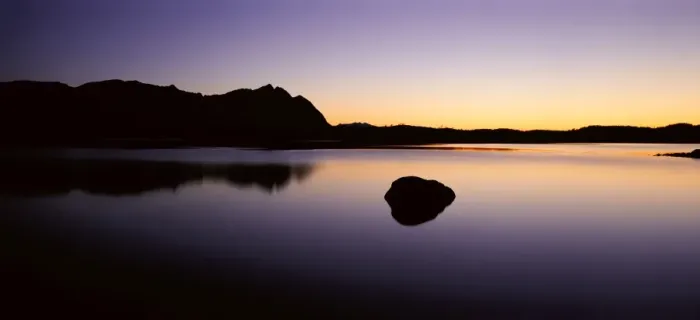 Framed Print : Lake at dusk Framed Print : Lake at dusk