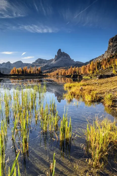 Framed Print : Lake Federa, Dolomites of Belluno, Italy, Becco di Mezzodi, Belluno, Italy, Trentino Framed Print : Lake Federa, Dolomites of Belluno, Italy, Becco di Mezzodi, Belluno, Italy, Trentino