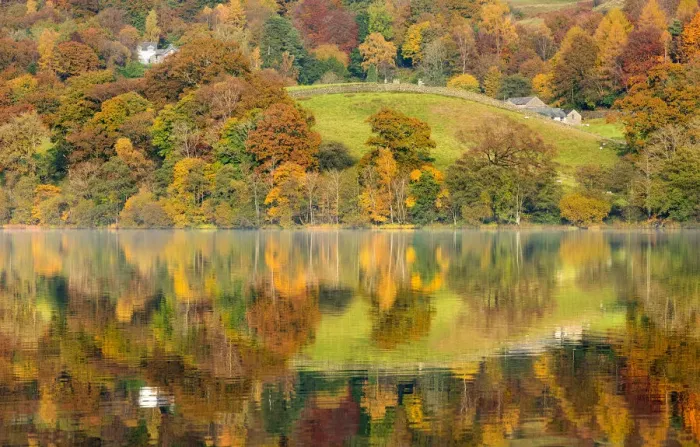 Framed Print : Lake Grasmere in autumn, Cumbria, UK Framed Print : Lake Grasmere in autumn, Cumbria, UK