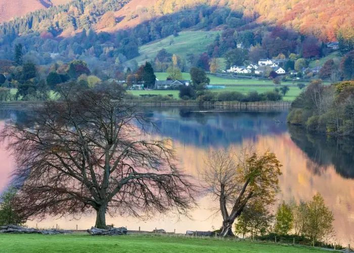 Framed Print : Lake Grasmere in autumn, Cumbria, UK Framed Print : Lake Grasmere in autumn, Cumbria, UK