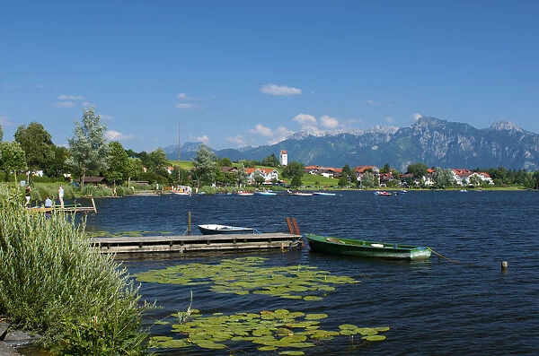 Lake Hopfensee, Allgaeu, Bavaria, Germany