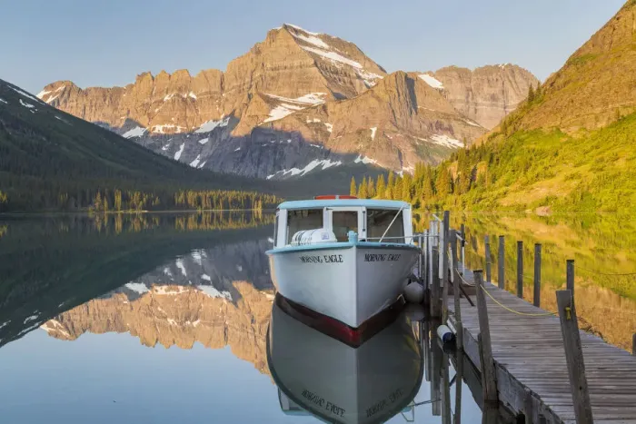 Framed Print : Lake Josephine, Many Glaciers area, Glacier National Park, Montana Framed Print : Lake Josephine, Many Glaciers area, Glacier National Park, Montana