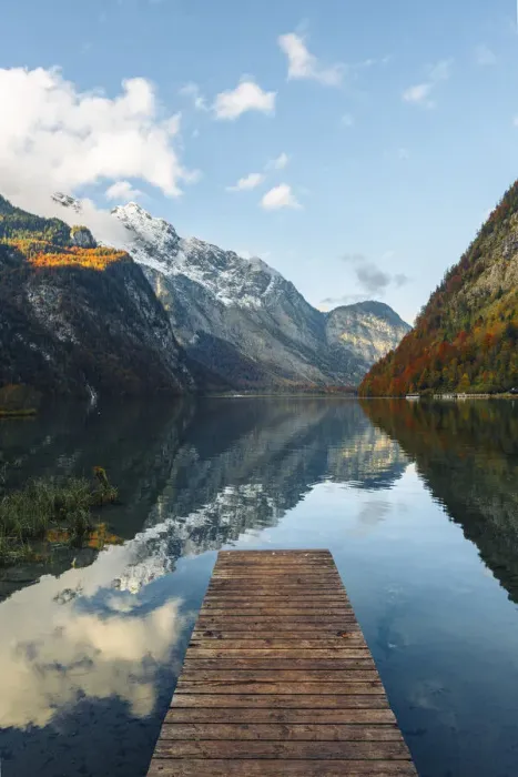 Framed Print : Lake Konigsee, Berchtesgaden National Park, Berchtesgadener Land, Bavaria, Germany
