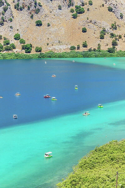 Lake Kournas, Georgioupolis, Chania, Crete, Greek Islands, Greece