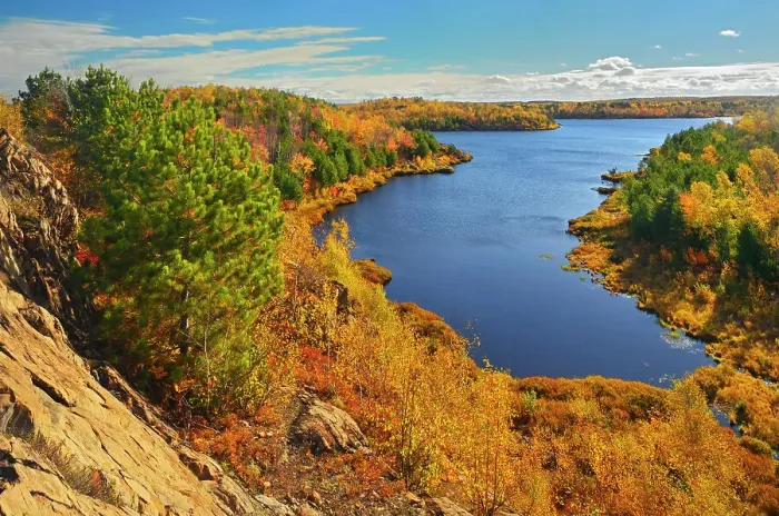 Framed Print : Lake Laurentian viewed from the top of the red trail'. Sudbury, Ontario, Canada Framed Print : Lake Laurentian viewed from the top of the red trail'. Sudbury, Ontario, Canada