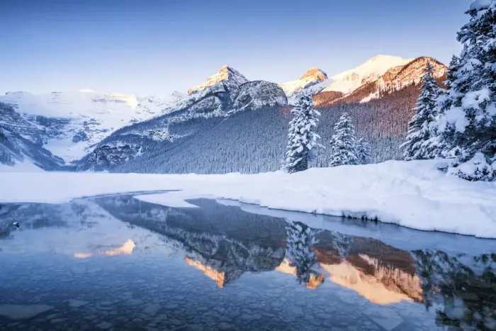 Framed Print : Lake Louise Winter Reflections, Banff National Park, Alberta, Canada Framed Print : Lake Louise Winter Reflections, Banff National Park, Alberta, Canada