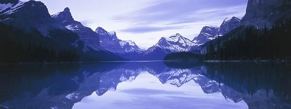 Lake Maligne, Jasper National Park, Alberta, Rockies, Canada