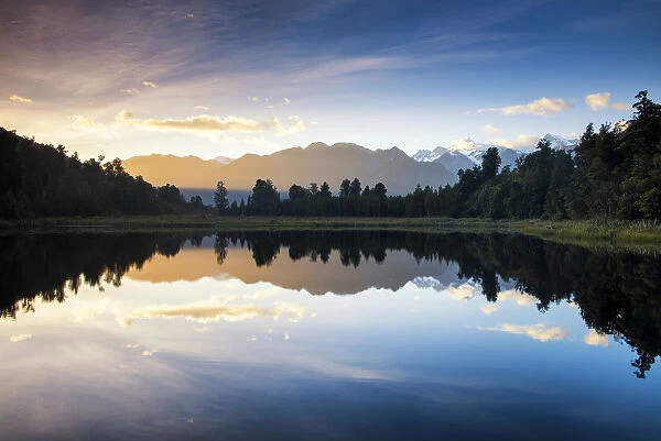 Lake Matheson at Sunrise, New Zealand