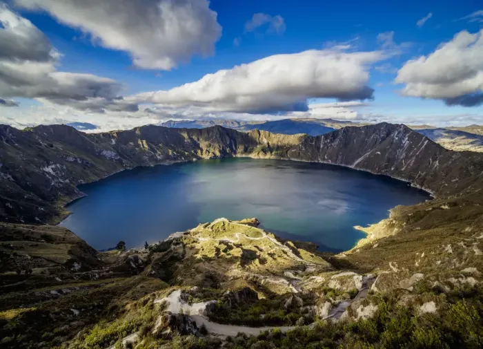 Framed Print : Lake Quilotoa, Cotopaxi Province, Ecuador Framed Print : Lake Quilotoa, Cotopaxi Province, Ecuador