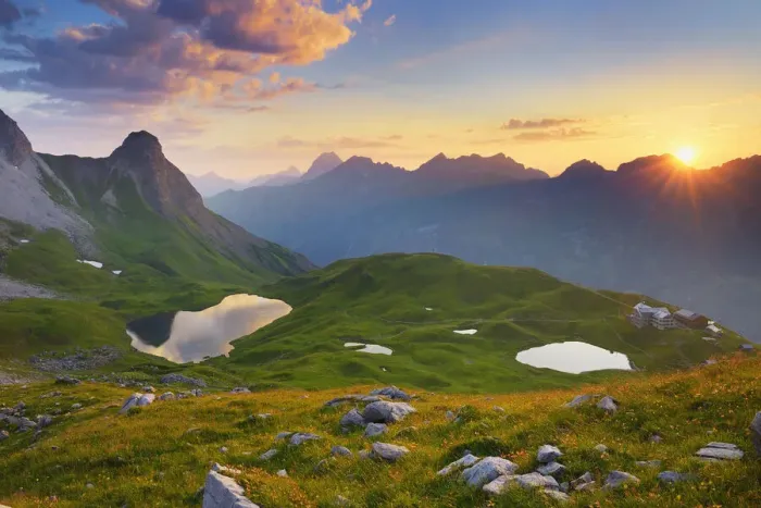 Framed Print : Lake Rappensee against Hochrappenkopf (2424m), Kleinem Rappenkopf (2276m Framed Print : Lake Rappensee against Hochrappenkopf (2424m), Kleinem Rappenkopf (2276m