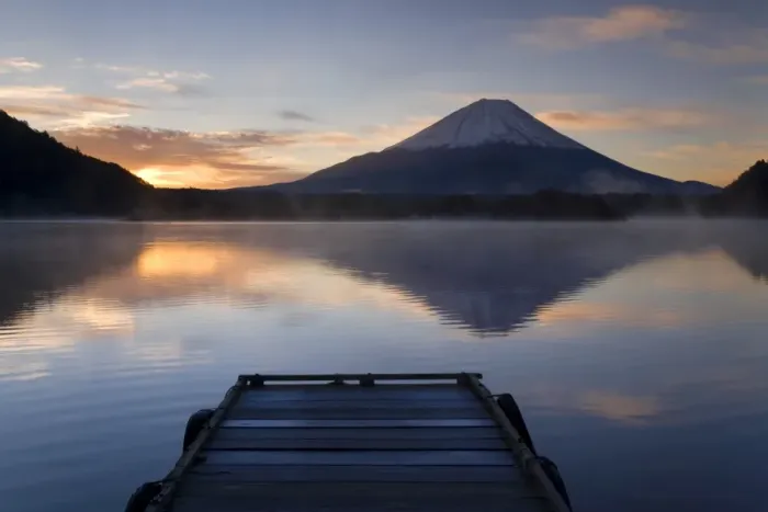 Framed Print : Lake Shoji-ko & Mount Fuji, Fuji-Hakone-Izu National Park, Japan Framed Print : Lake Shoji-ko & Mount Fuji, Fuji-Hakone-Izu National Park, Japan