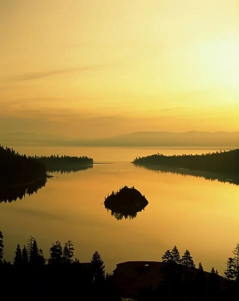 Lake Tahoe at dawn, Tahoe, Nevada, USA