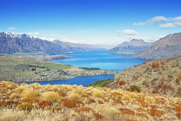 Lake Wakatipu and The Remarkables, Queenstown, South Island, New Zealand