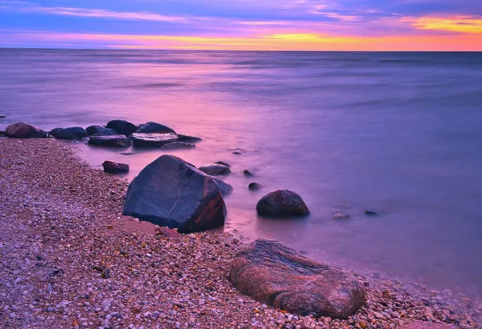 Framed Print : Lake Winnipeg at sunrise Hnausa Beach Provincial Park Manitoba, Canada Framed Print : Lake Winnipeg at sunrise Hnausa Beach Provincial Park Manitoba, Canada