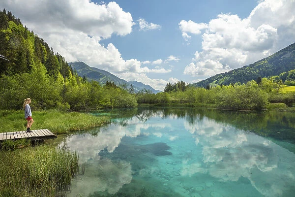 Lake Zelenci, Kranjska Gora, Slovenia