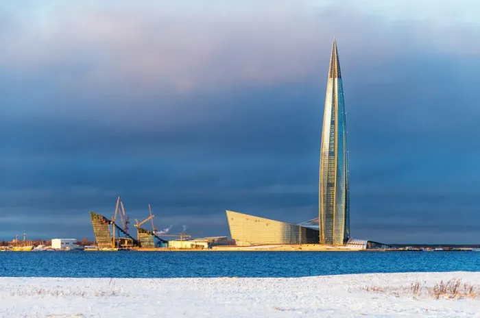Framed Print : Lakhta Center - the tallest building in Russia and Europe Framed Print : Lakhta Center - the tallest building in Russia and Europe