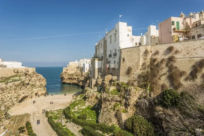 Framed Print : Lama Monachile also called Cala Porto, Polignano a Mare, Bari province, Apulia region Framed Print : Lama Monachile also called Cala Porto, Polignano a Mare, Bari province, Apulia region