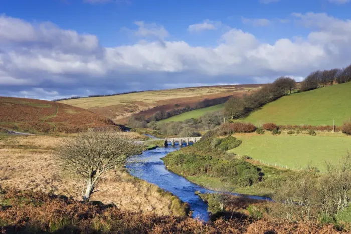 Framed Print : Landacre Bridge spanning the River Barle near Withypool, Exmoor National Park, Somerset Framed Print : Landacre Bridge spanning the River Barle near Withypool, Exmoor National Park, Somerset