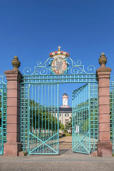 Landgrave Portal, entrance to the Landgrave Castle of Bad Homburg vor der Hohe, Taunus, Hesse, Germany