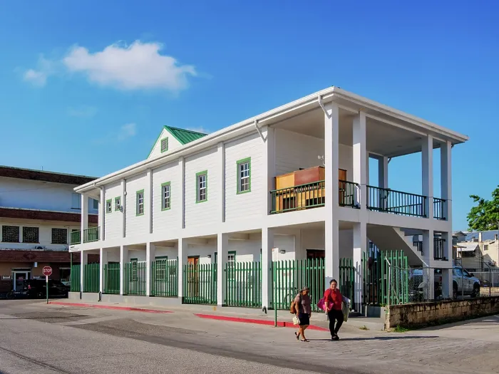 Framed Print : Lands Department Building, Belize City, Belize District, Belize Framed Print : Lands Department Building, Belize City, Belize District, Belize