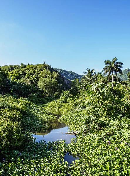 Landscape of El Cobre, Santiago de Cuba Province, Cuba