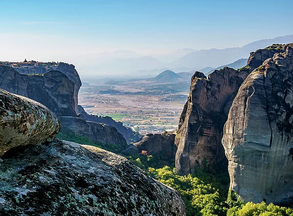 Landscape of Meteora, Thessaly, Greece